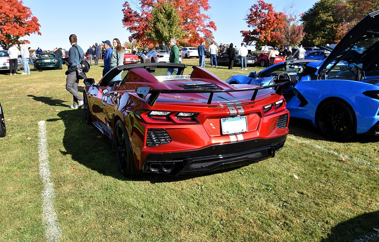 Chevrolet Corvette C8 — a production car whose strong ratio comes from both serious power and a light mid-engine layout